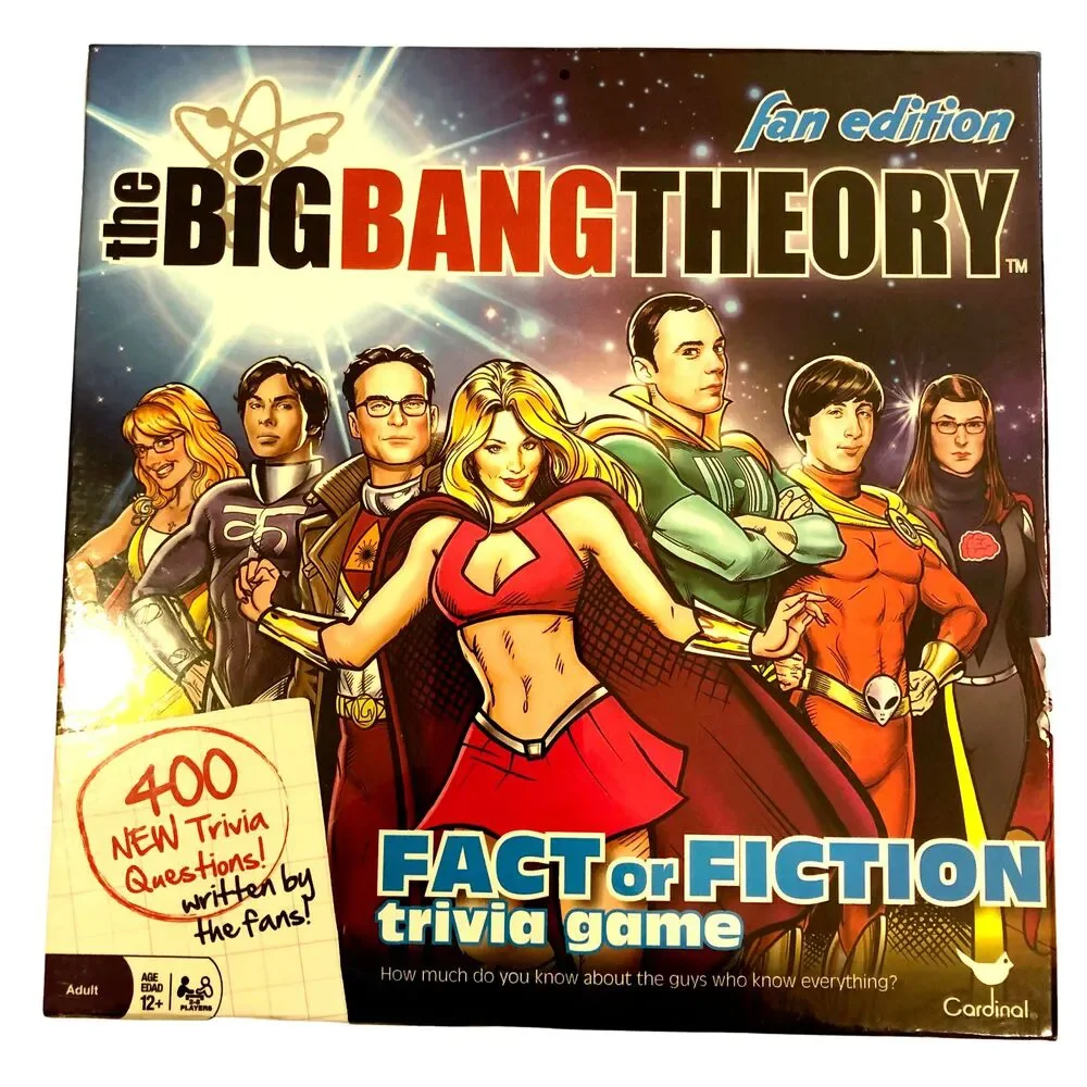 The Big Bang Theory Fan Edition Fact or Fiction Trivia Game Board Game Brand New